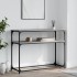 Mesa consola madera de ingeniería gris Sonoma 100x35,5x75