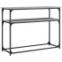 Mesa consola madera de ingeniería gris Sonoma 100x35,5x75