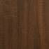 Mesa consola madera de ingeniería marrón roble 200x28x80,5