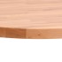 Tablero redondo de madera maciza de haya Ø70x1,5