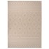 Alfombra de exterior de tejido plano rayas marrones 200x280