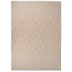 Alfombra de exterior de tejido plano rayas marrones 200x280 cm