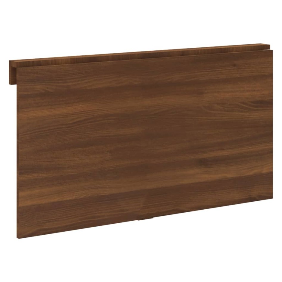 Mesa de pared plegable contrachapada marrón roble 100x60x56