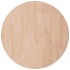 Superficie de mesa redonda madera de roble sin tratar Ø50x4