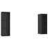 Muebles de salón de pared 2 pzas madera ingeniería negro