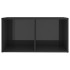 Muebles de salón de pared 2 pzas madera ingeniería gris