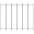 Biombo divisor de 6 paneles de tela blanco 240x200