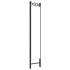 Biombo divisor de 5 paneles de tela blanco 200x220