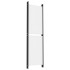 Biombo divisor de 6 paneles de tela blanco 300x180