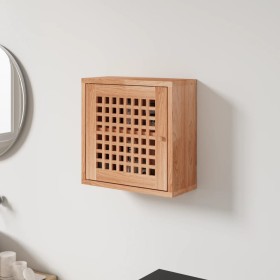 Mueble de pared madera maciza nogal 42x18x42