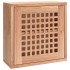 Mueble de pared madera maciza nogal 42x18x42