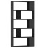 Estantería/divisor madera contrachapada negro 80x24x159