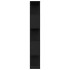 Estantería/divisor madera contrachapada negro 80x24x159