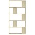 Estantería madera contrachapada color roble Sonoma 80x24x159