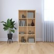 Estantería/Aparador madera contrachapada roble 66x30x97,8 cm