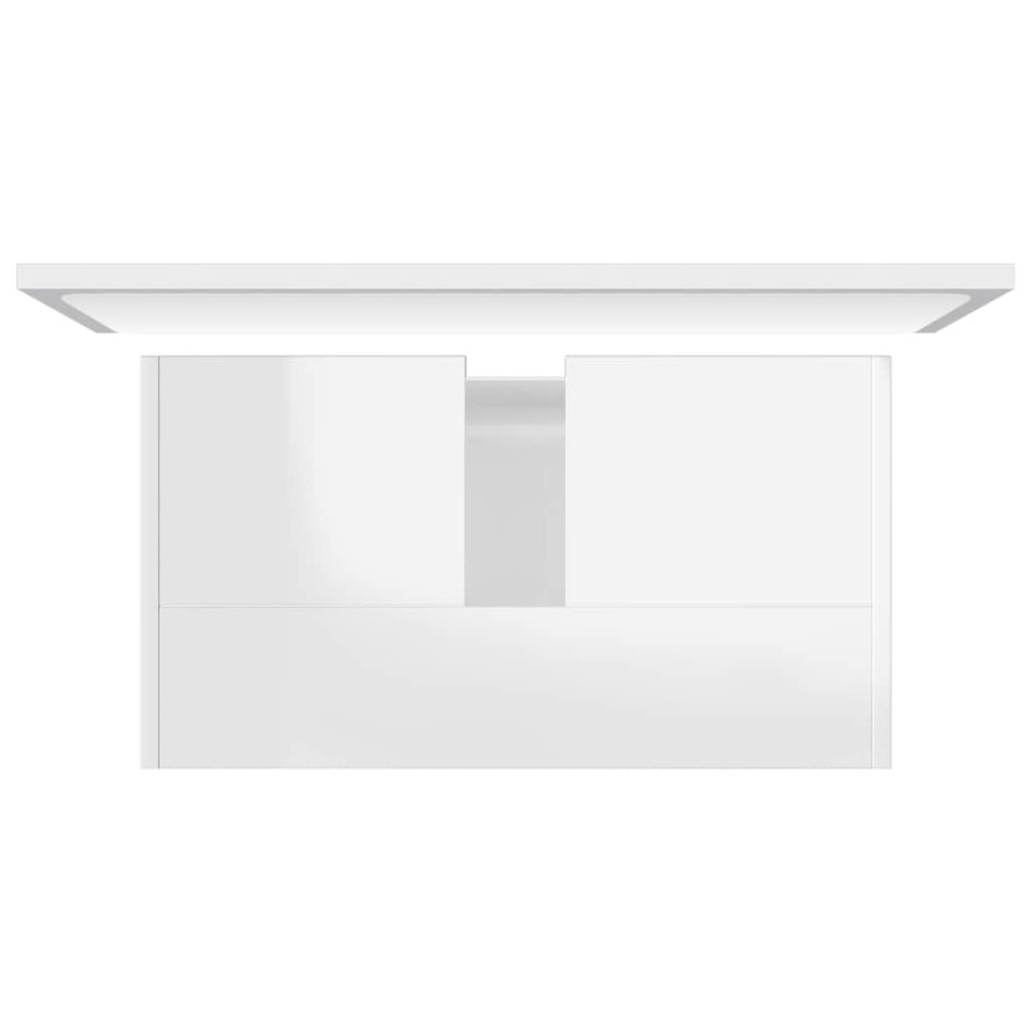 Conjunto de muebles de baño madera contrachapada blanco