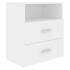 Mesita de noche color blanco 50x32x60