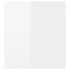 Mueble de TV con luces LED blanco brillante 120x35x40