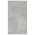 Estante de pared 4 uds contrachapado gris hormigón