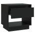 Mesitas de noche 2 uds madera contrachapada negro 45x34x44