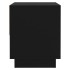 Mesitas de noche 2 uds madera contrachapada negro 45x34x44