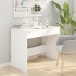 Escritorio de madera contrachapada blanco 101x50x76,5