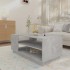 Mesa de centro madera de ingeniería gris hormigón 102x55x43
