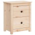 Mesita de noche madera maciza de pino 50x35x61,5