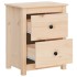 Mesita de noche madera maciza de pino 50x35x61,5