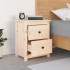 Mesita de noche madera maciza de pino 50x35x61,5