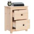 Mesita de noche madera maciza de pino 50x35x61,5