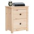 Mesita de noche madera maciza de pino 50x35x61,5