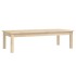 Mesa de centro de madera maciza de pino 110x50x30