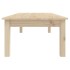 Mesa de centro de madera maciza de pino 110x50x30