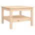 Mesa de centro de madera maciza de pino 55x55x40