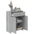 Armario de baño madera contrachapada gris Sonoma 60x33x80