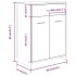 Armario de baño madera contrachapada gris Sonoma 60x33x80