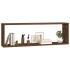 Estante cúbico de pared 4 uds madera roble marrón