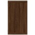 Estante cúbico de pared 4 uds madera roble marrón