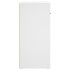 Aparador de madera contrachapada blanco 80x33x70