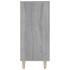 Aparador de madera de ingeniería gris Sonoma 90x34x80