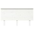 Cabecero de cama madera maciza de pino blanco 154x6x82,5