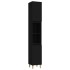 Armario de baño madera contrachapada negro 30x30x190