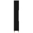 Armario de baño madera contrachapada negro 30x30x190