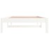 Sofá cama sin colchón madera maciza de pino blanco 80x200