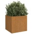 Jardineras 2 unidades acero corten 49x47x46