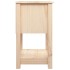 Mesitas de noche 2 uds madera maciza de pino 40x35x61,5