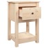 Mesitas de noche 2 uds madera maciza de pino 40x35x61,5