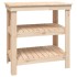 Banco de trabajo de madera maciza de pino 78,5x50x80