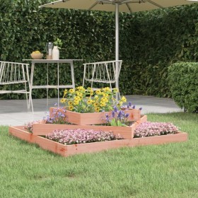 Jardinera de madera maciza de abeto douglas 112x112x27